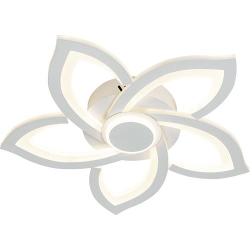 Deckenlampe Cassino Metall/Acryl weiss - LED - Lichtfarbe: Extra warmweiss - Deckenlampe- LED Energiesparlampe