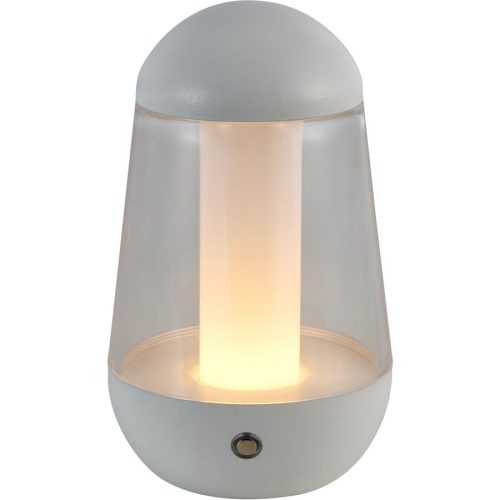 Tischlampe Kim Aluminium weiss 3.3W LED - LED - Lichtfarbe: Extra warmweiss - Helles Neutralweiss - Tischlampe- LED Energiesparlampe