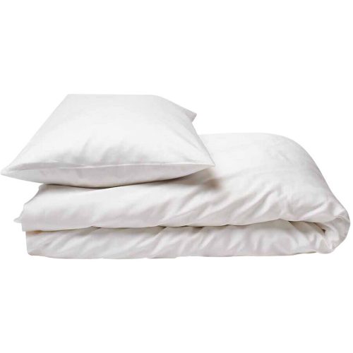Journey Living Duvetbezug Braga Weiss Baumwolle 210 cm 160 cm - Farbe: snow - Duvetbezug