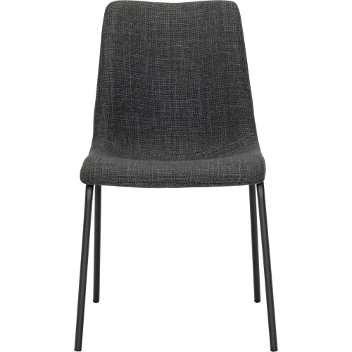 LIVIQUE, Stuhl Sabia Grau Stoff/Polyester/Metall 45.6 cm - Material: Stoff, polyester, metall - Stuhl