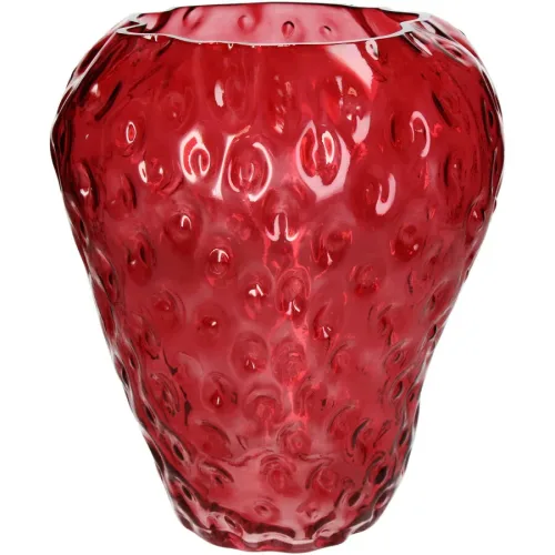 Vase Myko Rot Glas 26 cm - Vase