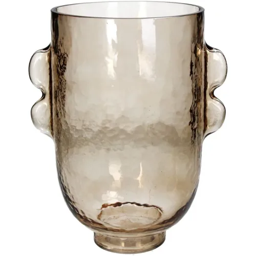 Vase Myko Braun Glas 27.5 cm - Farbe: Bernstein - Vase