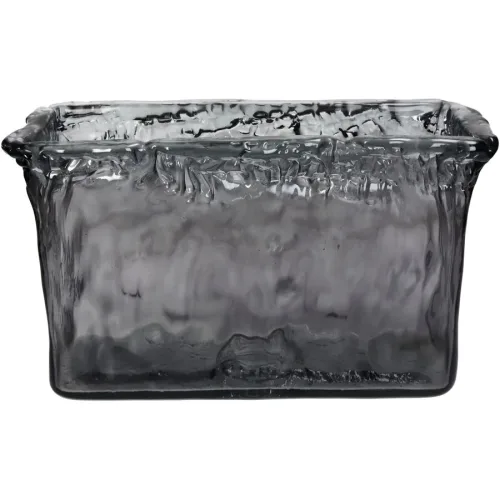 Vase Myko Grau Glas 20 cm - Vase