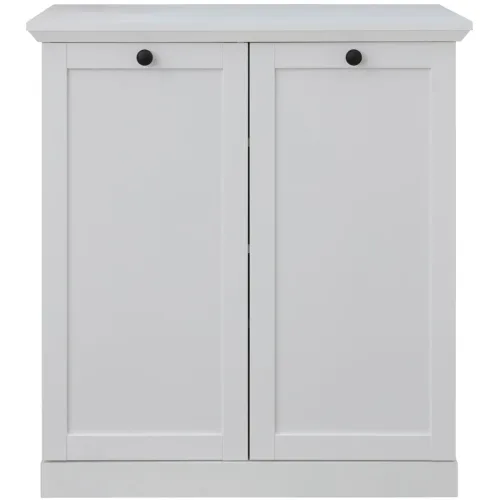 LIVIQUE, Sideboard Wombat Weiss Holz 81 cm 88 cm - Material: Holzwerkstoff - Sideboard