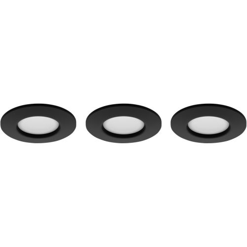 Einbaustrahler Philips Hue Schwarz Kunststoff/Metall 9 cm 2.7 cm - LED - Lichtfarbe: Extra warmweiss - Helles Neutralweiss - Einbaustrahler- LED
