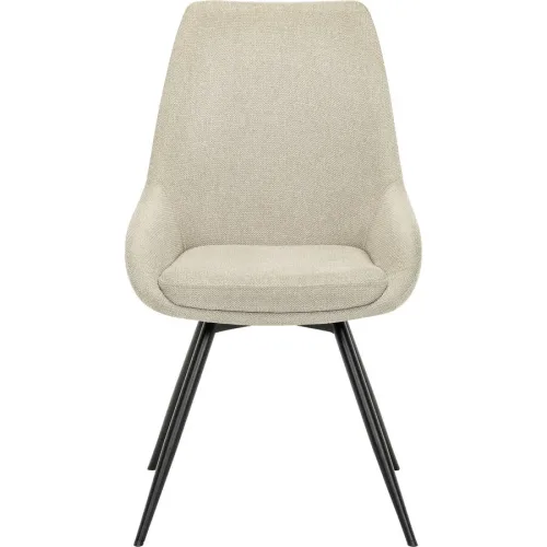 Stuhl Eden Flex Beige Polyester 50 cm Drehbar - Stuhl
