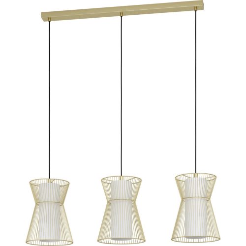 Eglo Pendellampe Maseta Gold Stahl 22.5 cm 110 cm - Farbe: goldfarben - Pendellampe