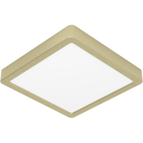 Eglo Deckenlampe Fueva 5 Stahl 21 cm 2.8 cm - Farbe: messing gebürstet/smoky - LED - Lichtfarbe: Warmweiss - Deckenlampe- LED Energiesparlampe