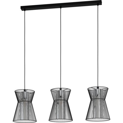 Eglo Pendellampe Maseta Schwarz Stahl 22.5 cm 110 cm - Pendellampe