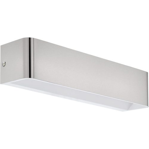 Eglo Wandlampe Sania 4 Grau Aluminium 8 cm - Farbe: Nickel matt - LED - Lichtfarbe: Warmweiss - Wandlampe- LED Energiesparlampe