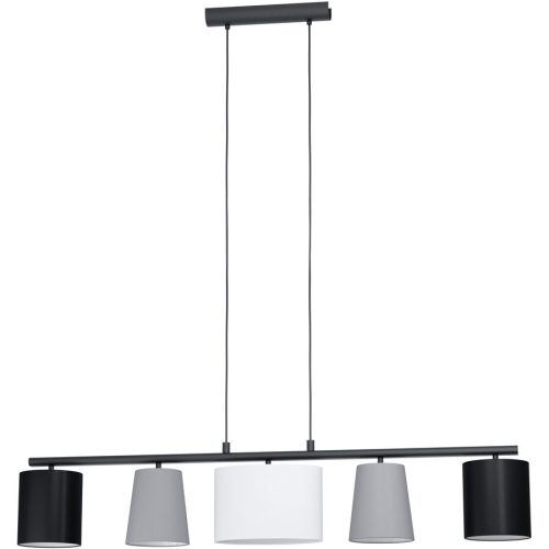 Eglo Pendellampe Almeida 1 Schwarz Stahl 25.5 cm 110 cm - Pendellampe
