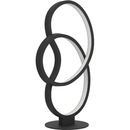 Eglo Tischlampe Gianella Schwarz Aluminium/Stahl 14 cm 39.5 cm - LED - Lichtfarbe: Warmweiss - Tischlampe- LED Energiesparlampe