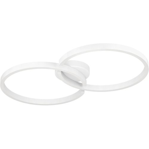 Eglo Deckenlampe Amandolo Weiss Aluminium/Stahl 38 cm 6.5 cm - LED - Deckenlampe- LED Energiesparlampe