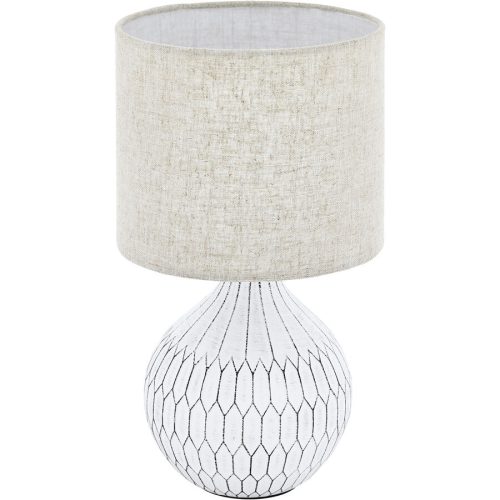 Eglo Tischlampe Bellariva 3 Weiss 36 cm - Material: Keramik - Tischlampe
