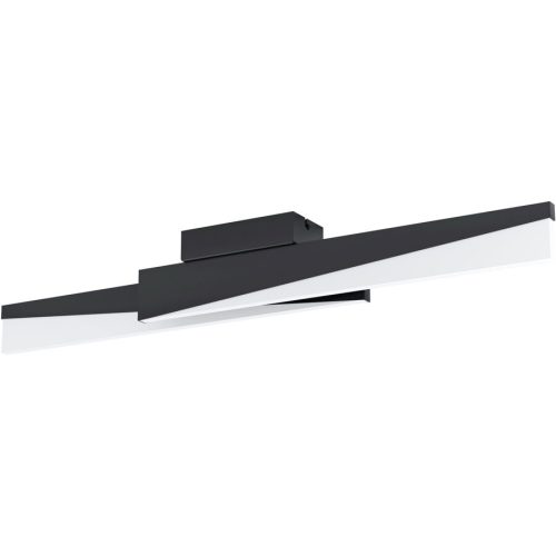 Eglo Deckenlampe Isidro Schwarz Aluminium/Stahl 8 cm 11 cm - LED - Lichtfarbe: Warmweiss - Deckenlampe- LED Energiesparlampe