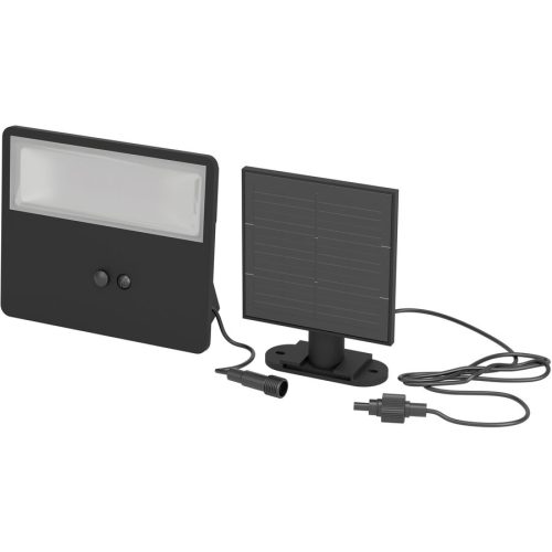 Eglo Solaraussenlampe Panettieri Schwarz Kunststoff 17 cm - Lichtfarbe: Helles Neutralweiss - Solaraussenlampe