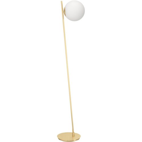 Eglo Stehlampe Rondo 4 Stahl 25 cm 174.5 cm - Farbe: messing gebürstet/smoky - Stehlampe