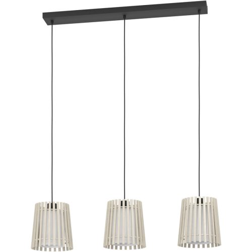 Eglo Pendellampe Fattoria Schwarz Stahl 20 cm 110 cm - Pendellampe