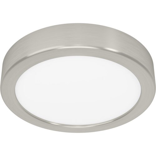 Eglo Deckenlampe Fueva 5 Grau Stahl 2.8 cm - Farbe: Nickel matt - LED - Lichtfarbe: Warmweiss - Deckenlampe- LED Energiesparlampe