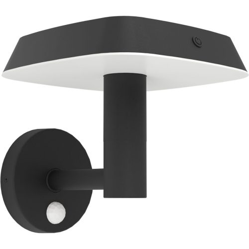 Eglo Solaraussenlampe Dreoli Schwarz Kunststoff 21 cm - Lichtfarbe: Warmweiss - Solaraussenlampe