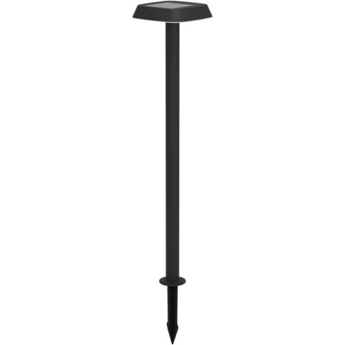 Eglo Solaraussenlampe Dreoli Schwarz Kunststoff 17.5 cm 103.5 cm - Lichtfarbe: Warmweiss - Solaraussenlampe
