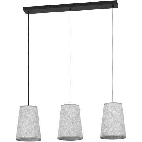 Eglo Pendellampe Alsager Schwarz Stahl 21 cm 110 cm - Pendellampe