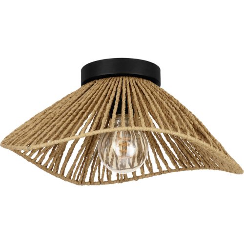 Eglo Deckenlampe Lavister Schwarz Stahl 17.5 cm - Deckenlampe
