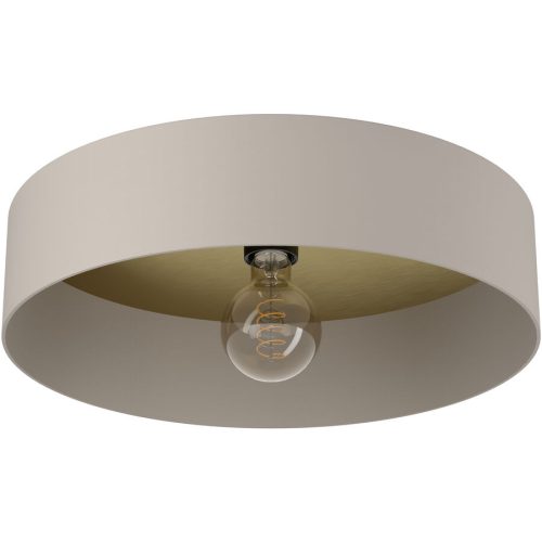 Eglo Deckenlampe Duaia Braun/Grau Stahl 16 cm - Farbe: taupe - Deckenlampe