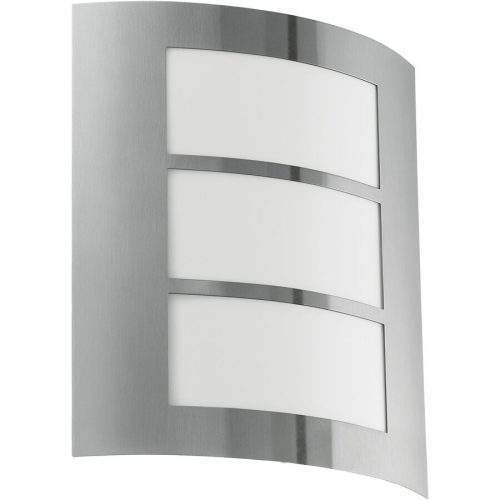 Eglo Wandlampe aussen City Edelstahl Edelstahl 26 cm - Wandlampe aussen