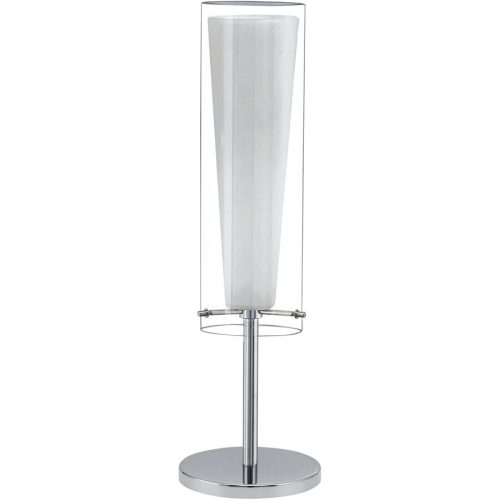Eglo Tischlampe Pinto Grau Stahl 50 cm - Farbe: chrom - Tischlampe