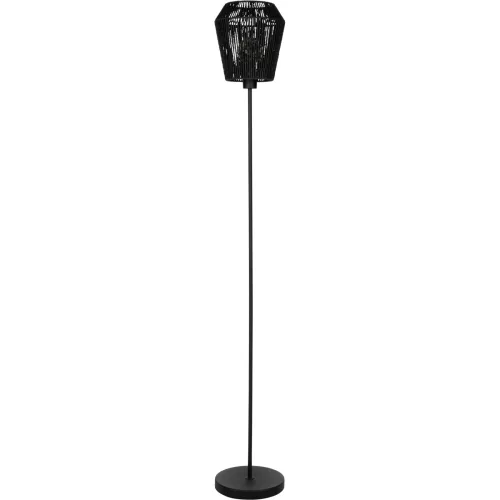 Eglo, Eglo Stehlampe Persley Schwarz Stahl 155.5 cm - Stehlampe