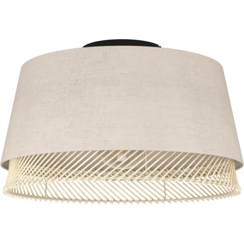 Eglo, Eglo Deckenlampe Tabley Schwarz Stahl 23.5 cm - Deckenlampe