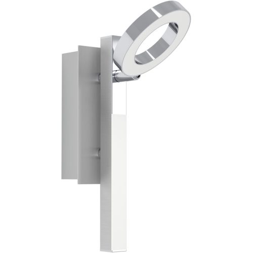 Eglo Spot Cardillio 1 Grau Aluminium/Stahl 6.5 cm - Farbe: Aluminium/Chrom - LED - Lichtfarbe: Warmweiss - Spot- LED Energiesparlampe