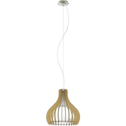 Eglo Pendellampe Tindori Grau Stahl 150 cm - Farbe: Nickel matt - Pendellampe