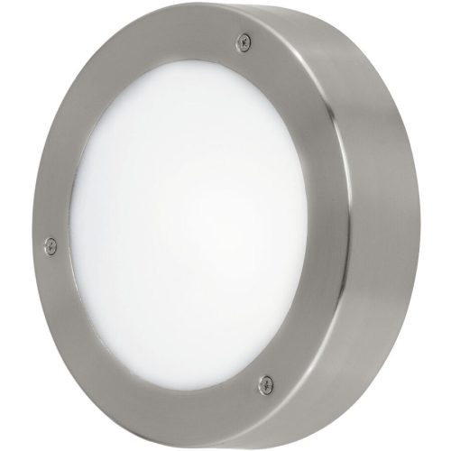 Eglo Wandlampe aussen Vento 2 Edelstahl Edelstahl - LED - Lichtfarbe: Warmweiss - Wandlampe aussen- LED Energiesparlampe