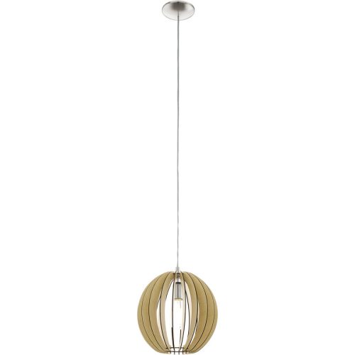 Eglo Pendellampe Cossano Grau Stahl 130 cm - Farbe: Nickel matt - Pendellampe