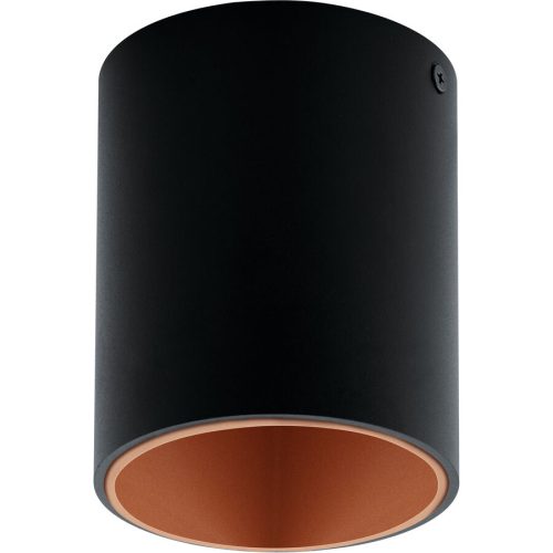 Eglo Deckenlampe Polasso Kupfer/Schwarz Aluminium/Kunststoff 12 cm - Farbe: schwarz/kupfer - LED - Lichtfarbe: Warmweiss - Deckenlampe- LED