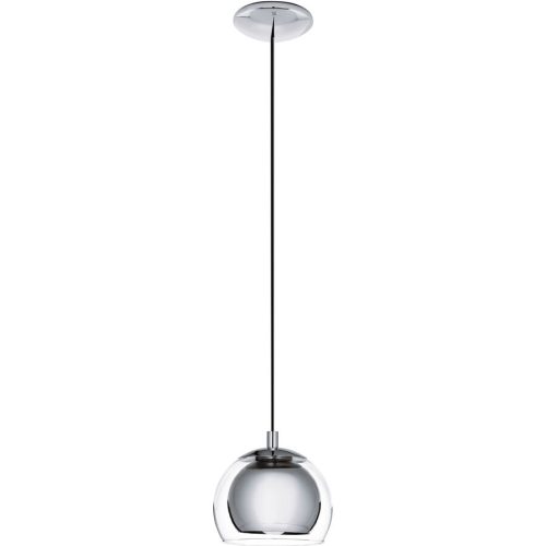 Eglo Pendellampe Rocamar Grau Stahl 110 cm - Farbe: chrom - Pendellampe