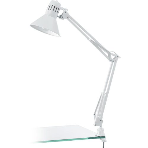 Eglo Tischlampe Firmo Weiss Stahl/Kunststoff - Farbe: weiss glanz - Material: Kunststoff/Stahl - Tischlampe