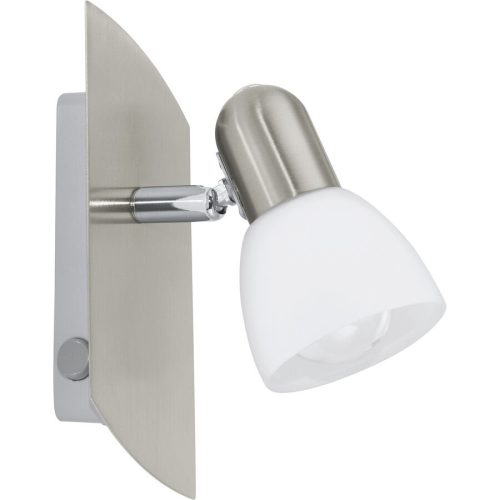 Eglo Spot Enea Grau Stahl 7 cm - Farbe: Nickel matt - Spot