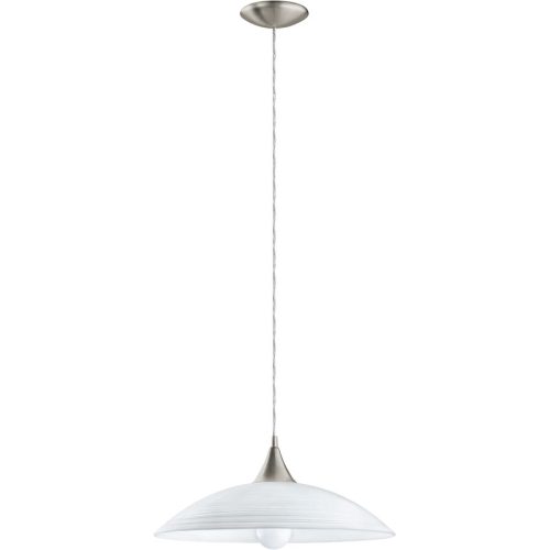 Eglo Pendellampe Lazolo Grau Stahl 110 cm - Farbe: Nickel matt - Pendellampe