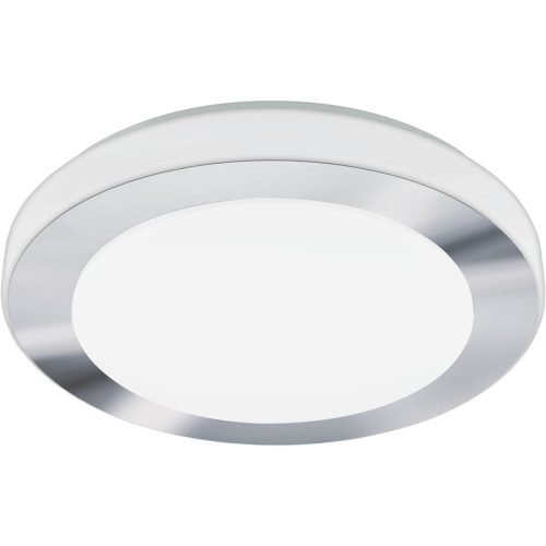 Eglo Deckenlampe LED Carpi Weiss/Grau Stahl 7.5 cm - Farbe: weiss/chrom - LED - Lichtfarbe: Warmweiss - Deckenlampe- LED Energiesparlampe