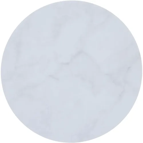 Abdeckung Echoes Metall Marmor weiss D: 27.5 cm
