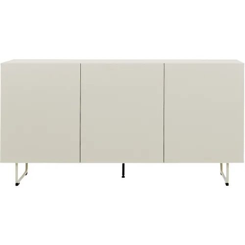 LIVIQUE, Sideboard Kaian Beige Holz 164 cm 83 cm - Farbe: champagne - Material: MDF - Sideboard
