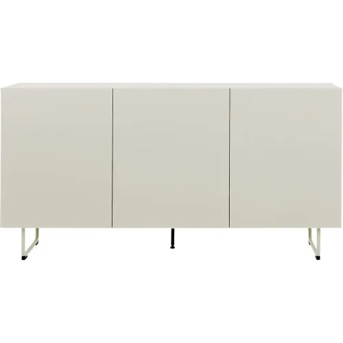 Sideboard Kaian Beige Holz 164 cm 83 cm - Farbe: champagne - Material: MDF - Sideboard