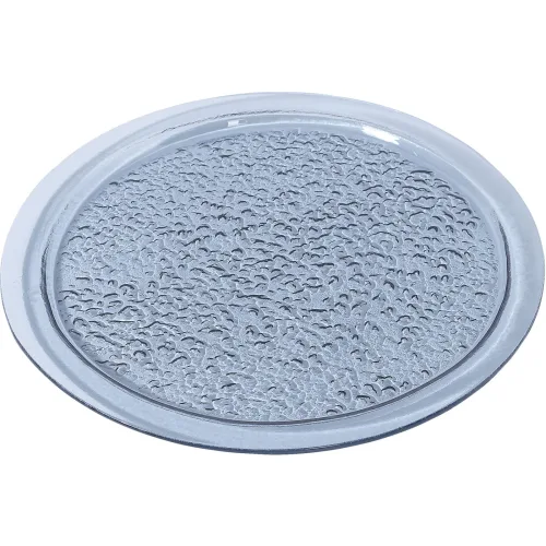 LIVIQUE, Teller flach Samira Grau Glas 22 cm - Farbe: rauchgrau - Teller flach