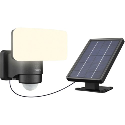 Philips LED, Philips LED Tylus 929004632401 Solar-Außenwandleuchte mit Bewegungsmelder LED 6 W Schwarz