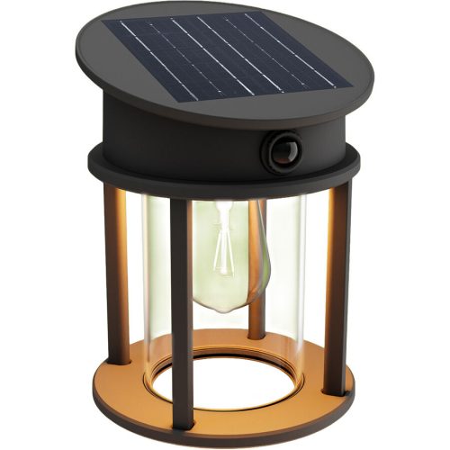 Philips LED, Philips LED Geri 929004633001 Solar-Außenwandleuchte mit Bewegungsmelder LED 3.2 W Schwarz