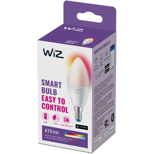 Leuchtmittel WiZ Kunststoff E14 4.9 W - Farbe: Weiss - LED - Lichtfarbe: Neutralweiss - Material: Plastik - Leuchtmittel- LED Leuchtmittel