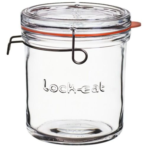 BORMIOLI LUIGI Einmachglas Lock Eat Transparent Glas 12 cm 13.7 cm 0.75 l - Einmachglas